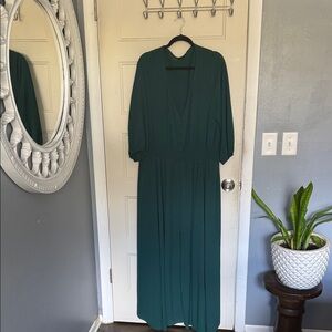 City Chic Teal Maxi Dress